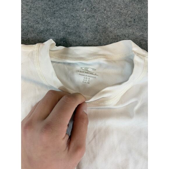 O’Neill Shirt Mens Small White Sleeveless Rashguard Surfing UV Protection NWT - Picture 5 of 9